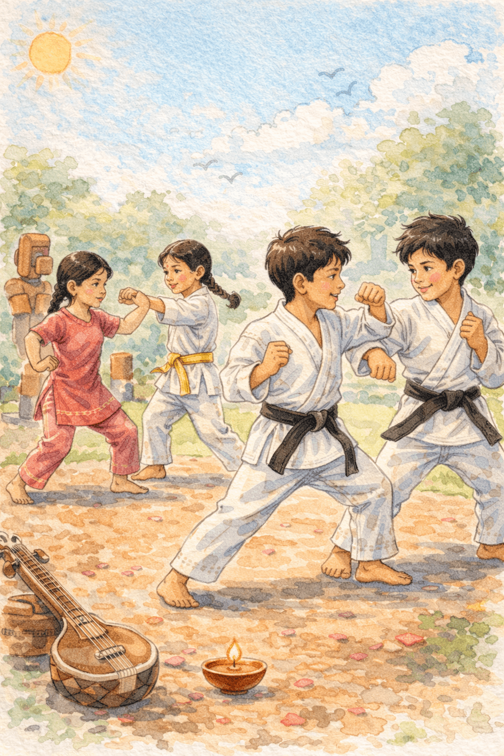 Martial arts and self defence training at Sanjeevni Pathshala Sasaram